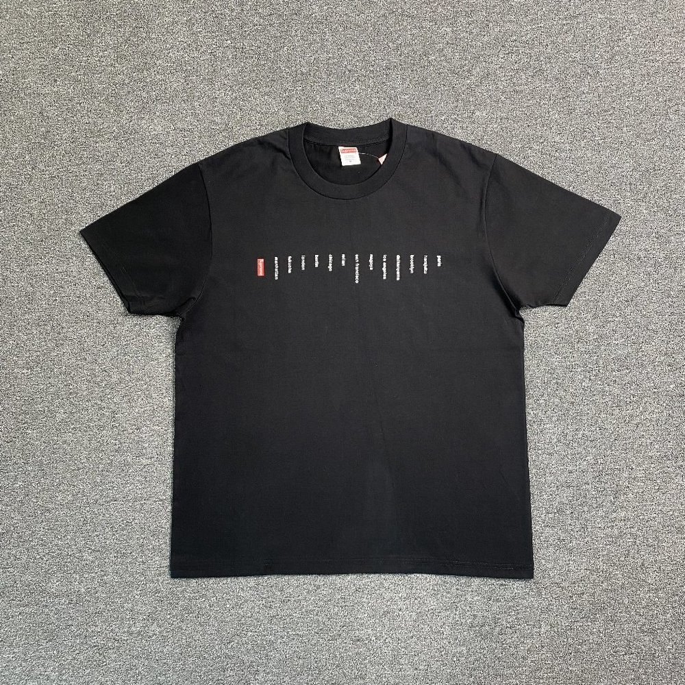 Supreme Location Store City Name Print T-Shirt